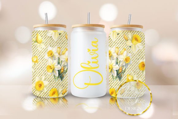 Custom Name Daffodils Graphics for Crafts