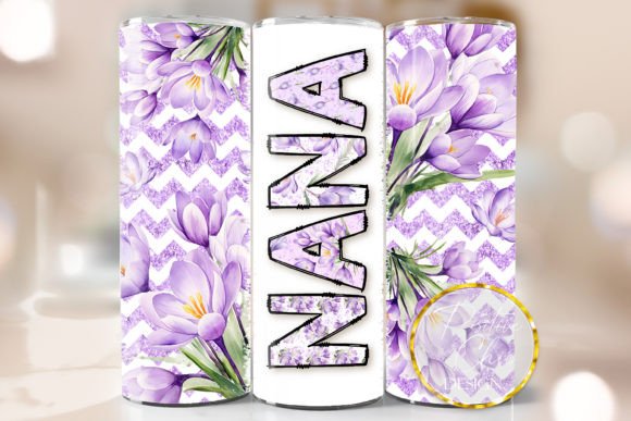 Floral Nana Skinny Tumbler Wrap PNG: A Designer’s Real-World Review for Client Projects