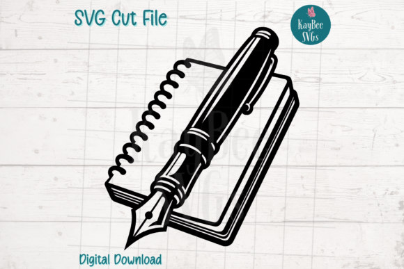 Fountain Pen SVG Cut File Review for Embroidery