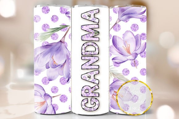 Grandma Tumbler Wrap Mothers Day Design – A Crafts & Graphics Gem for Brand Storytelling
