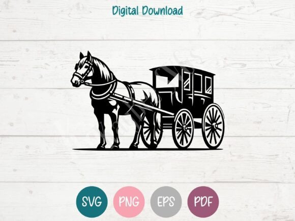 Horse Carriage Buggy SVG Cut File Review