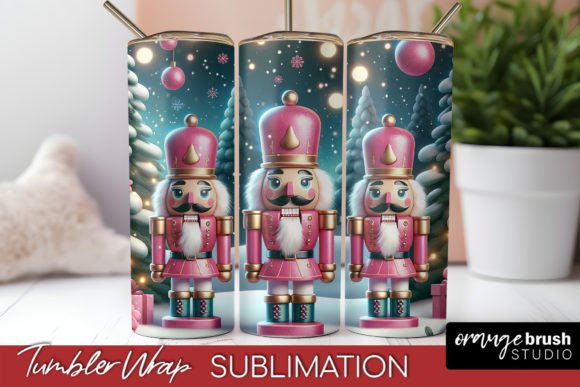 Pink Christmas Nutcrackers Tumbler Wrap Review