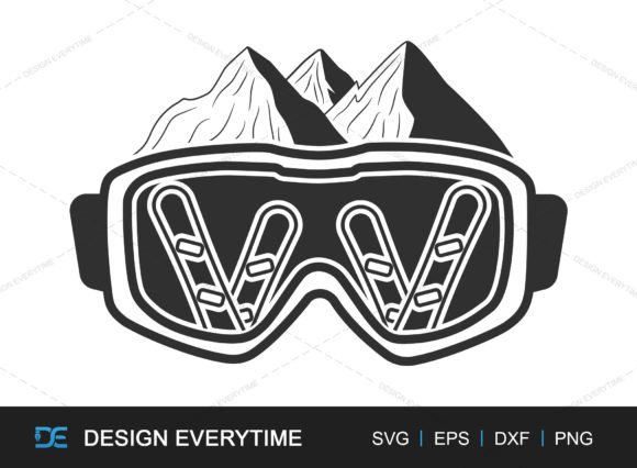 Snowboarding SVG – Dynamic Mountain Graphics for Craft Branding
